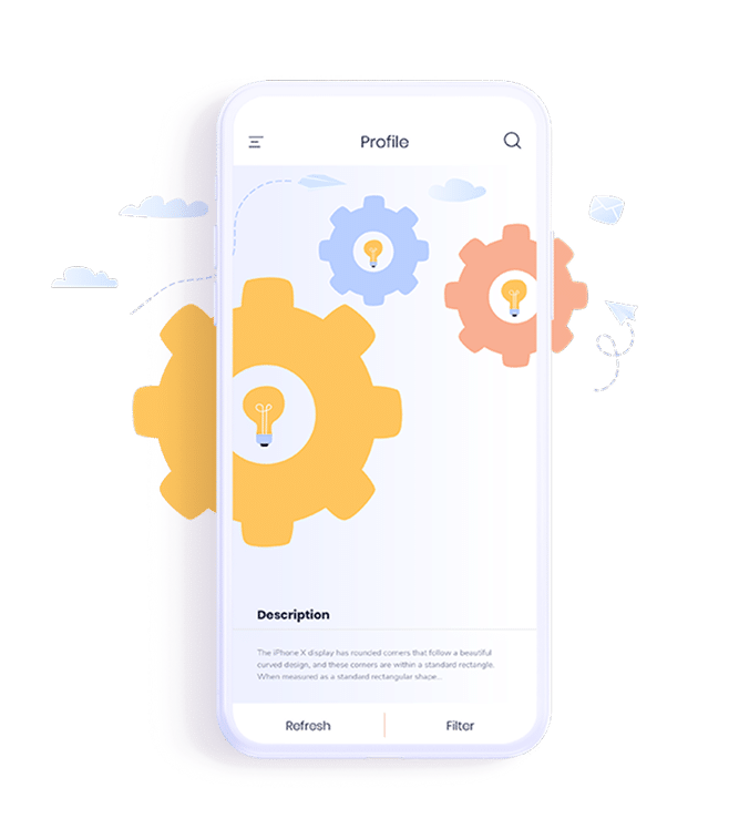 Loku Digital — industry apps illustration